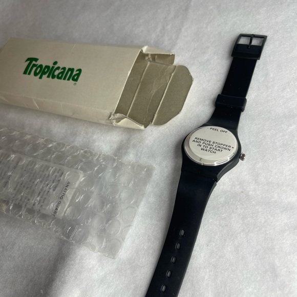NWOT VINTAGE Tropicana Orange Juice Watch Collectible - Two for Purchase - Picture 6 of 6